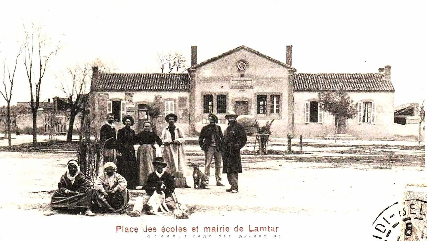 1024- Lamtar - Place des Ecoles et la Mairie.jpg
